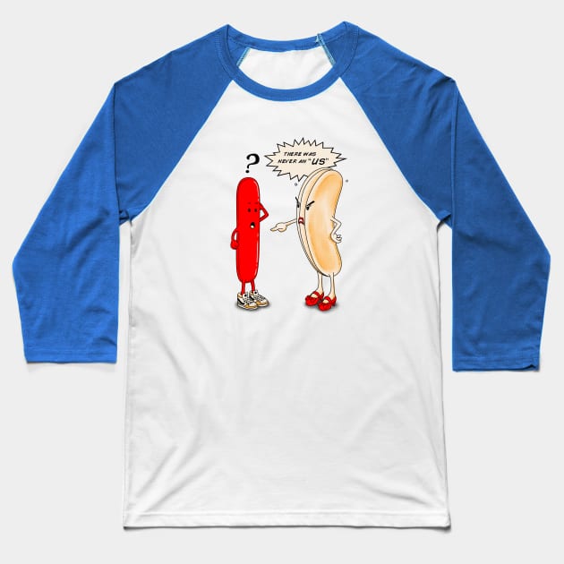 SAUSAGE & BUNS L.Q. Baseball T-Shirt by ALFBOCREATIVE